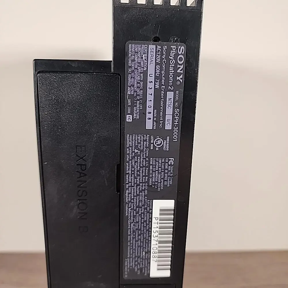 Sony Playstation 2 PS2 Fat SCPH-30001 Console, Power Cable, And Av Cables